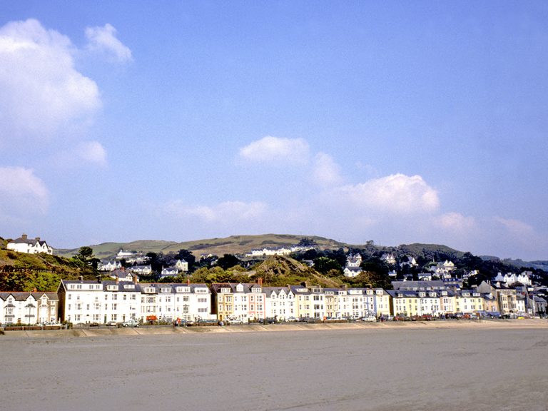 Aberdfyi from the sea